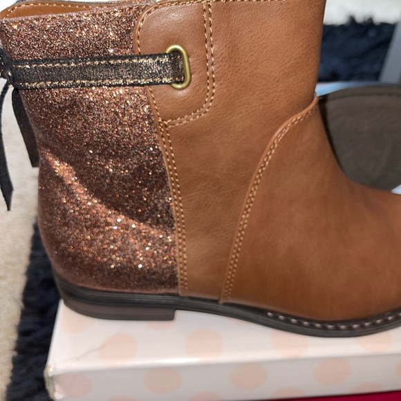 Brown bow boots - Picture 4 of 9